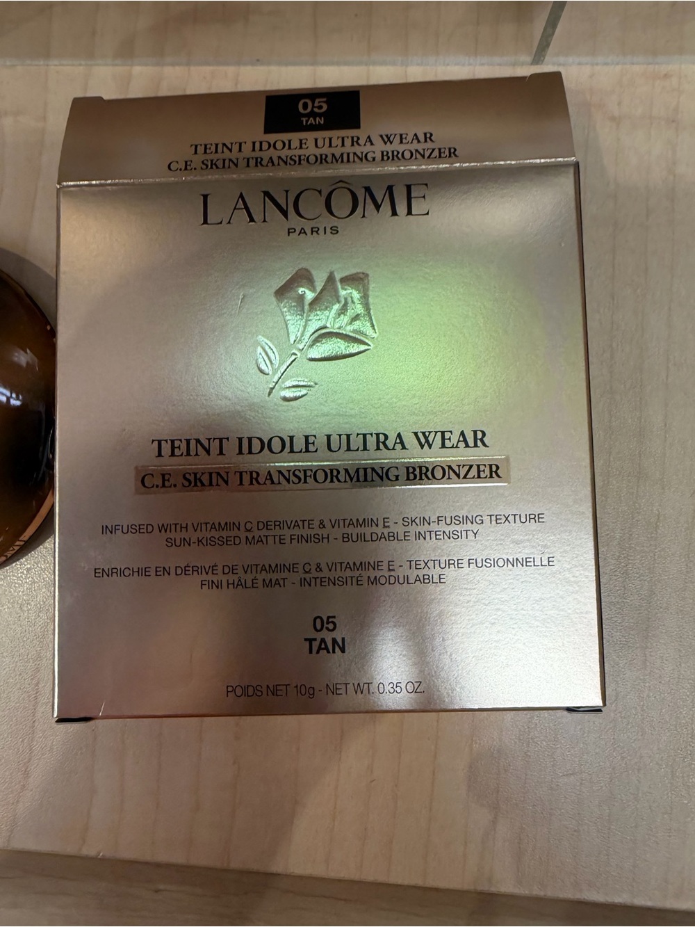 Lancome Teint Idole Ultra Wear C.E Skin Transforming Bronzer #05 Tan, Full Size